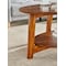 Alaterre Furniture Monterey 48"L Oval Mid-Century Modern Wood Coffee Table, Warm Chestnut ANMT1170 - alternate 5